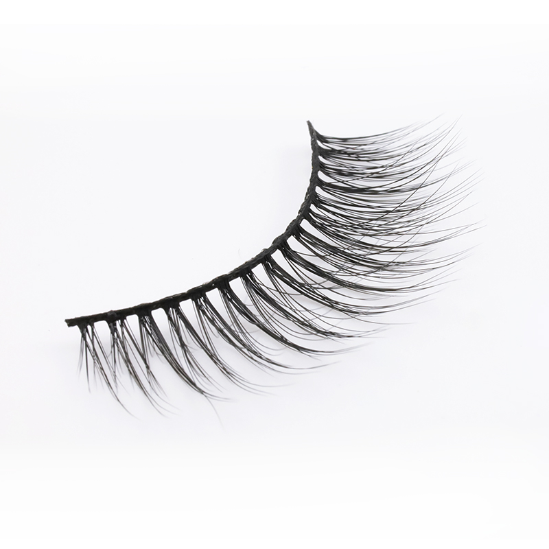 Inquiry for Eyelash Manufacturer Supply Premium Silk Strip Lashes Black Cotton Band on Soft and Natural Eyelashes 2020 Fashion Styles in the US and UK YY100